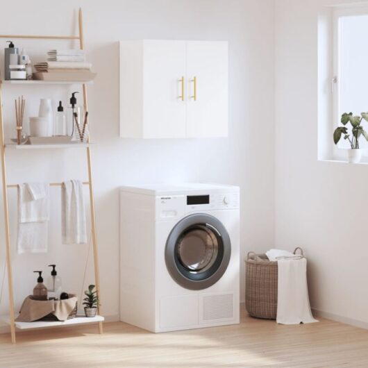 Wall Cabinet White 60x31x60 cm Engineered Wood Vidaxl