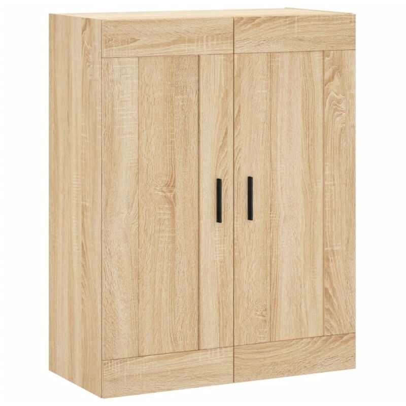 Wall Mounted Cabinet Sonoma Oak 69.5x34x90 cm Engineered Wood Vidaxl